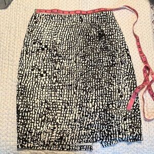 Ann Taylor 0 silk-cotton skirt